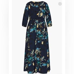 City Chic Emmaline button front  maxi dress